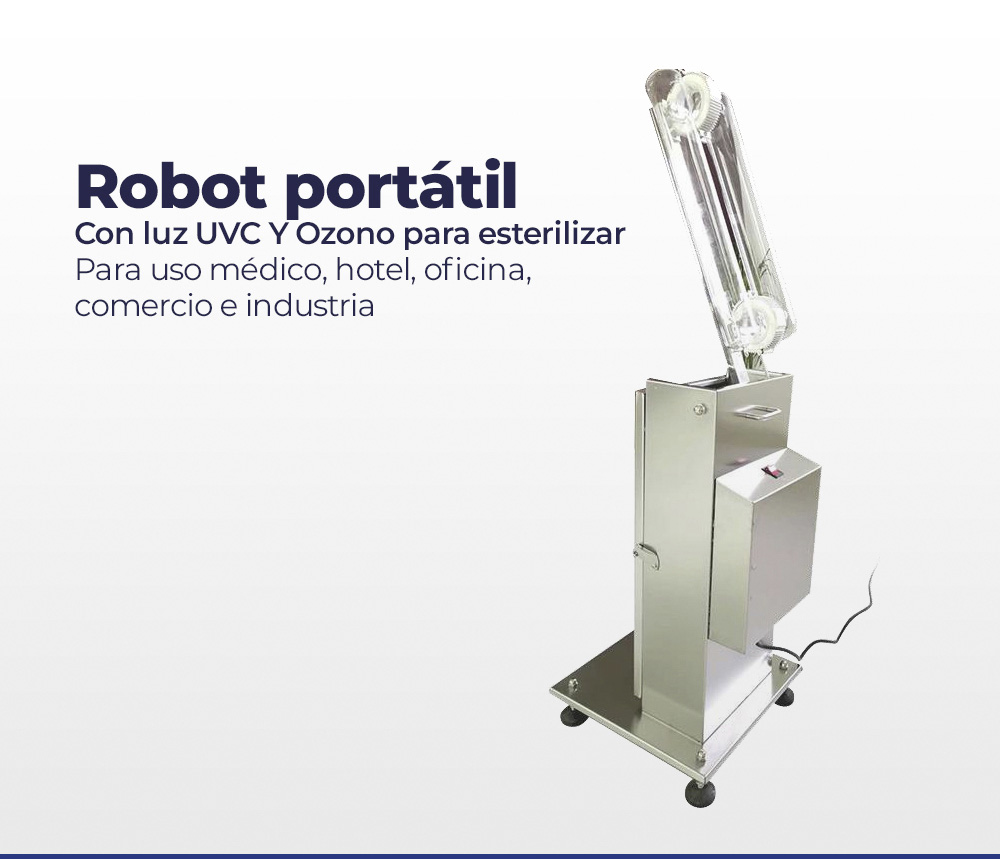 Robot Esterilizador Luz UVC y Ozono51